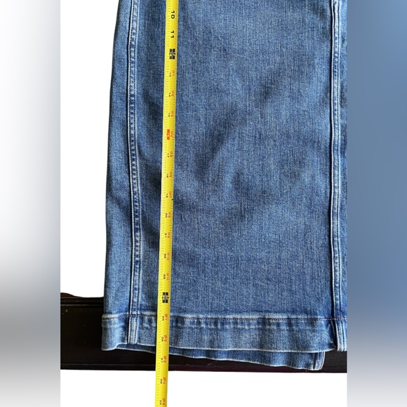 J. Crew Blue Denim midi skirt - Picture 5 of 5